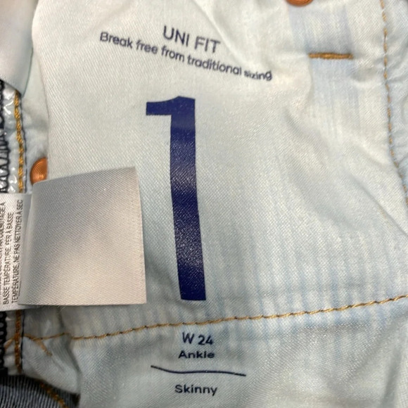 NWOT Lucky Brand Uni Fit High Rise Skinny Jeans 1 (24) A - Picture 12 of 16